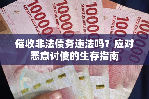 济南催收非法债务违法吗？应对恶意讨债的生存指南