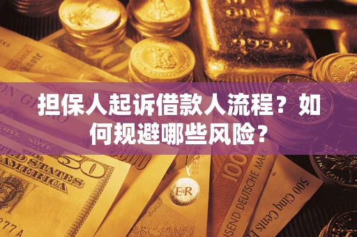 济南担保人起诉借款人流程？如何规避哪些风险？